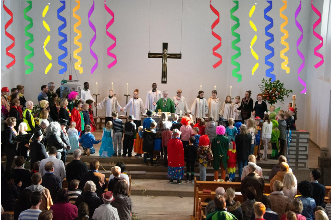 Luftschlangen-Gottesdienst: Werdet wie die Clowns